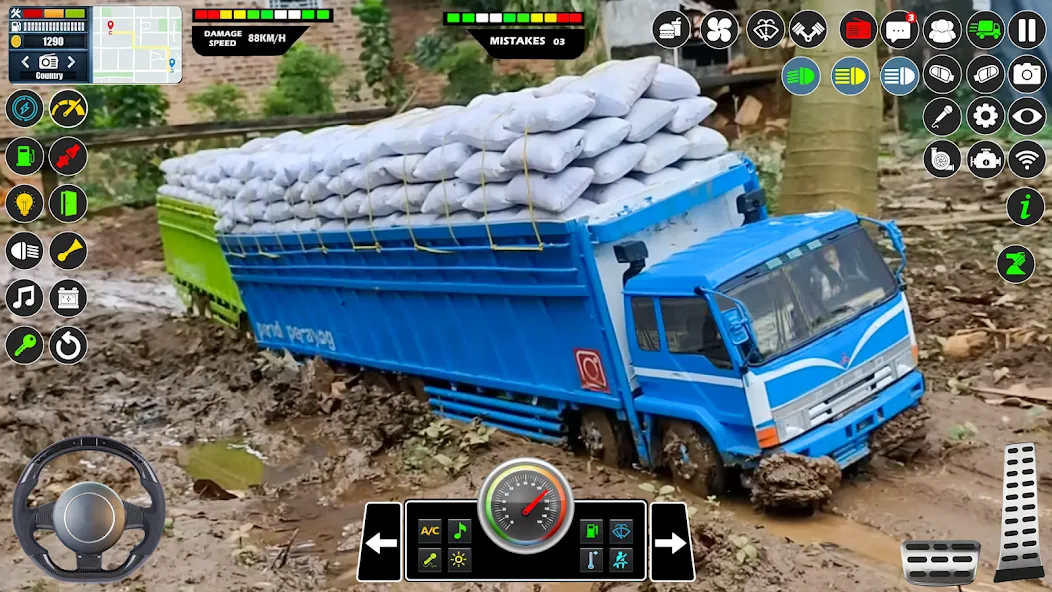 Mud Truck Runner Simulator 3D [МОД Бесконечные деньги] Screenshot 5