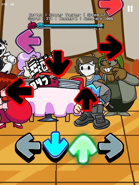 GF Buffet Night Burstin Mod (ФНФ Буфет Найт Берстин Мод) [МОД Unlocked] Screenshot 5