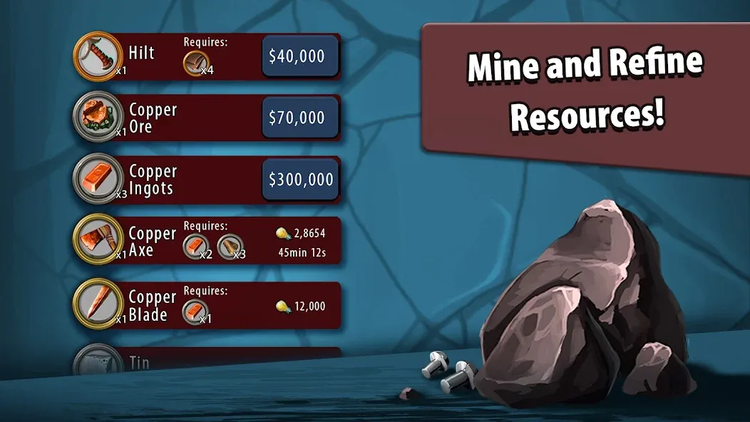 Crafting Idle Clicker [МОД Unlocked] Screenshot 2