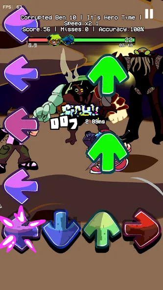 Glitched Legends Battle Mod (Гличные Легенды Фанкин Мод) [МОД Много монет] Screenshot 1