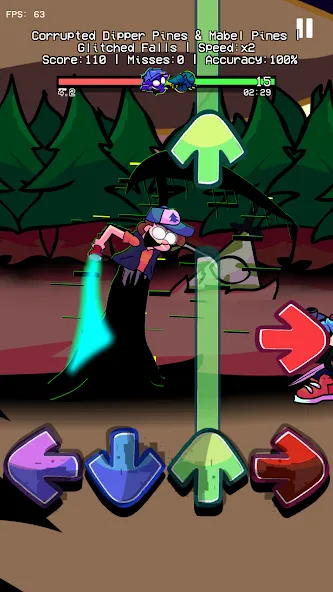 Glitched Legends Battle Mod (Гличные Легенды Фанкин Мод) [МОД Много монет] Screenshot 3