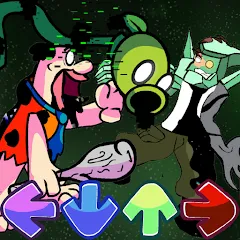 Взлом Glitched Legends Battle Mod (Гличные Легенды Фанкин Мод)  [МОД Много монет]