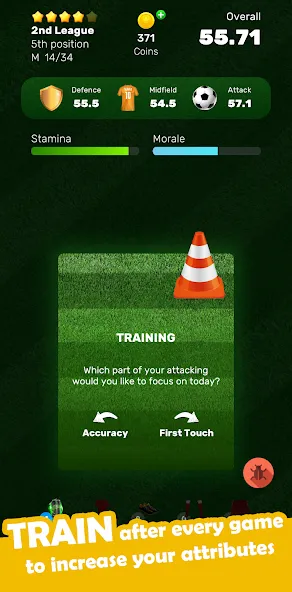 Football Career Soccer Legend [МОД Menu] Screenshot 2