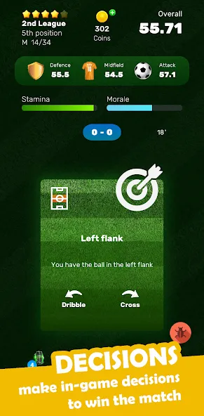 Football Career Soccer Legend [МОД Menu] Screenshot 4