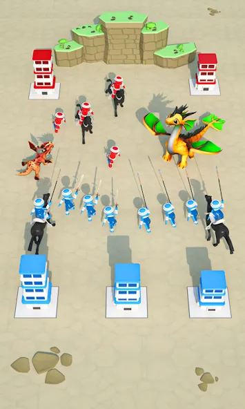 Merge And Conquer: Battle Game (Мердж энд Конкер) [МОД Меню] Screenshot 1