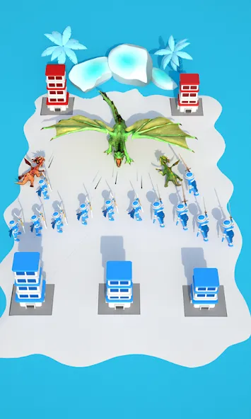 Merge And Conquer: Battle Game (Мердж энд Конкер) [МОД Меню] Screenshot 3