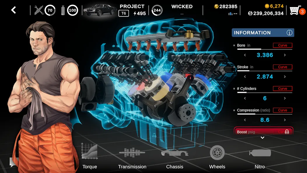 Street Drag 2: Real Car Racing (Стрит Дрэг 2) [МОД Бесконечные деньги] Screenshot 4