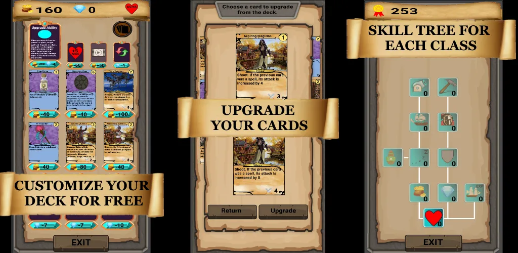 RogueShip - RPG Roguelike Card (РоугеШип) [МОД Бесконечные деньги] Screenshot 3