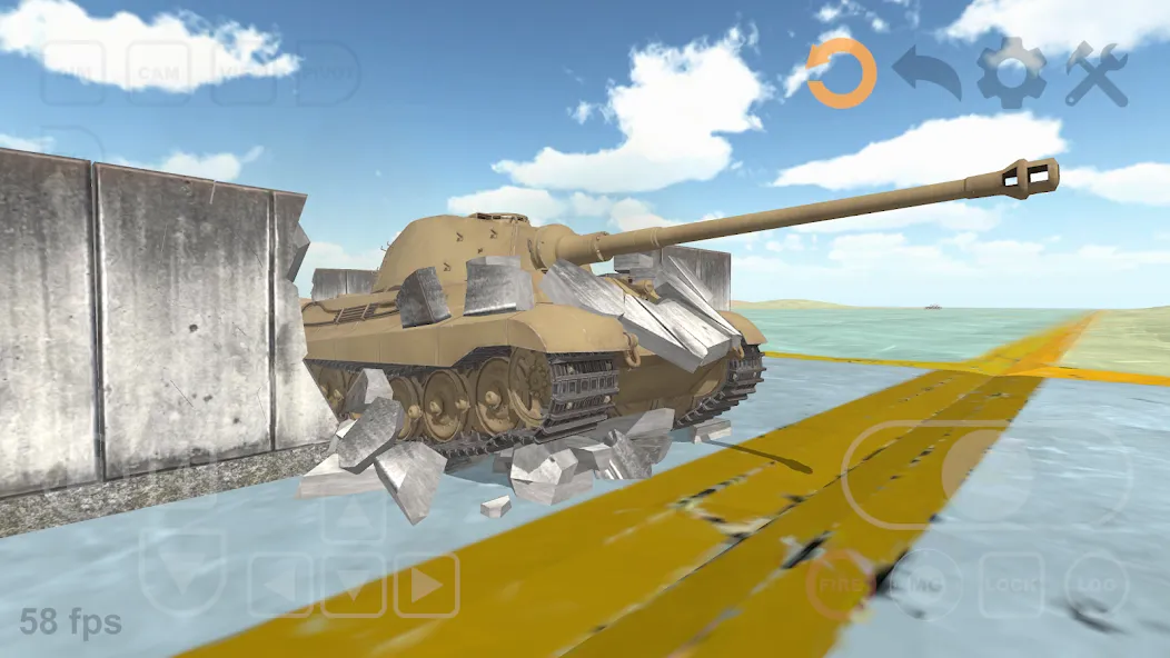 Tank Physics Mobile Vol.3 [МОД Mega Pack] Screenshot 1