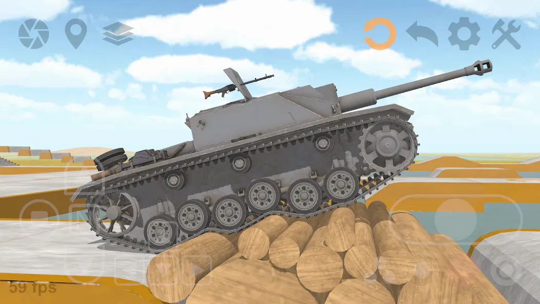 Tank Physics Mobile Vol.3 [МОД Mega Pack] Screenshot 3