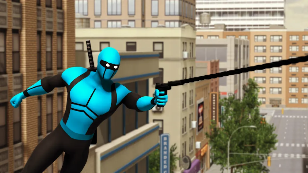 Blue Ninja : Superhero Game (Блу Ниндзя) [МОД Бесконечные монеты] Screenshot 3