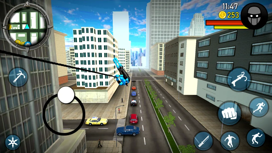 Blue Ninja : Superhero Game (Блу Ниндзя) [МОД Бесконечные монеты] Screenshot 5
