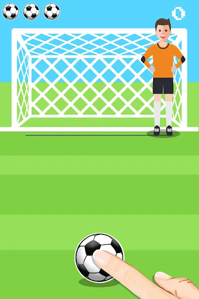 Penalty Shootout Game Offline (Пенальти игра без подключения к интернету) [МОД Бесконечные монеты] Screenshot 4