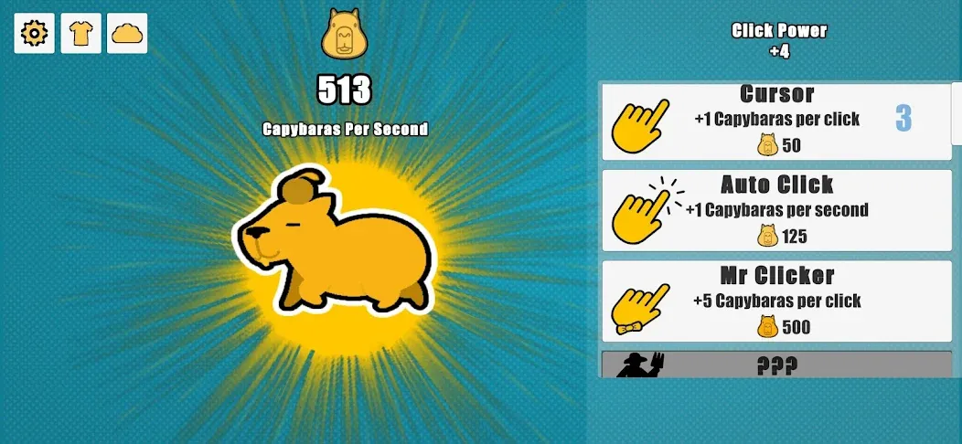 Capybara Clicker (Капибара Кликер) [МОД Много монет] Screenshot 1