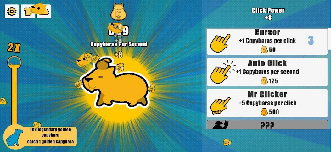 Capybara Clicker (Капибара Кликер) [МОД Много монет] Screenshot 2