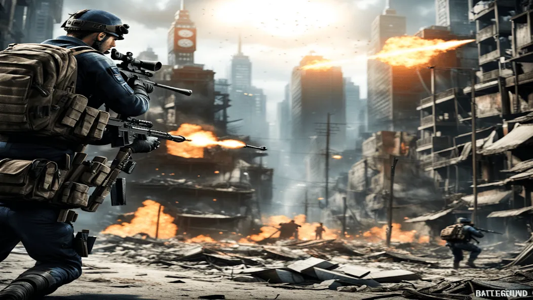 FPS Commando Shooting Games 3D [МОД Все открыто] Screenshot 5