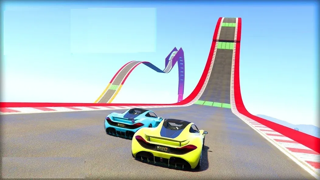 Mega Ramp Car Offline Games [МОД Много денег] Screenshot 2