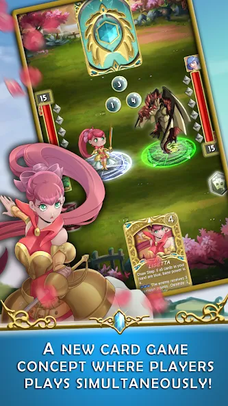 Crystal Soul - TCG Card Battle [МОД Menu] Screenshot 1