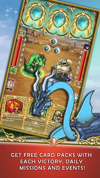 Crystal Soul - TCG Card Battle [МОД Menu] Screenshot 5
