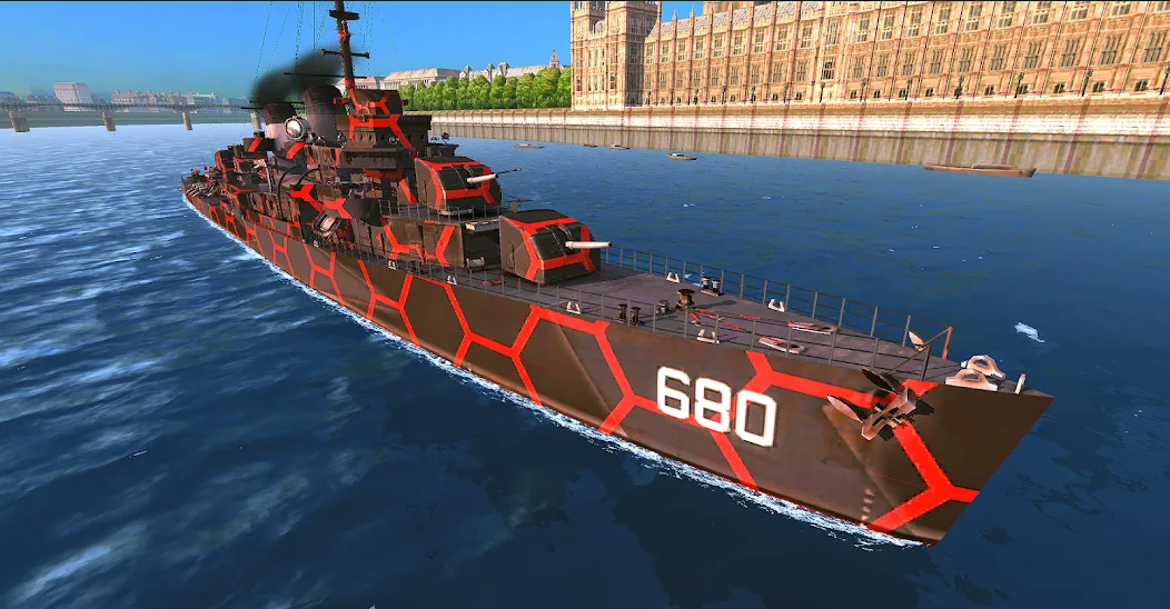 Battle of Warships: Online (Баттл оф Уоршипс) [МОД Много денег] Screenshot 1
