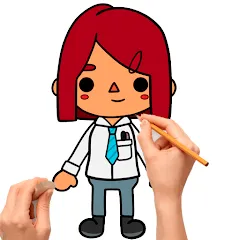 Взлом How to draw Toca  [МОД Mega Pack]