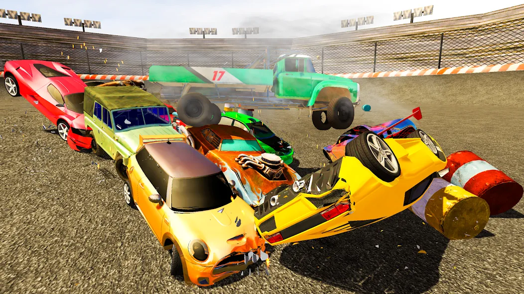 Demolition Derby Mad Car Crash (Дерби Деструкция Симулятор) [МОД Меню] Screenshot 3
