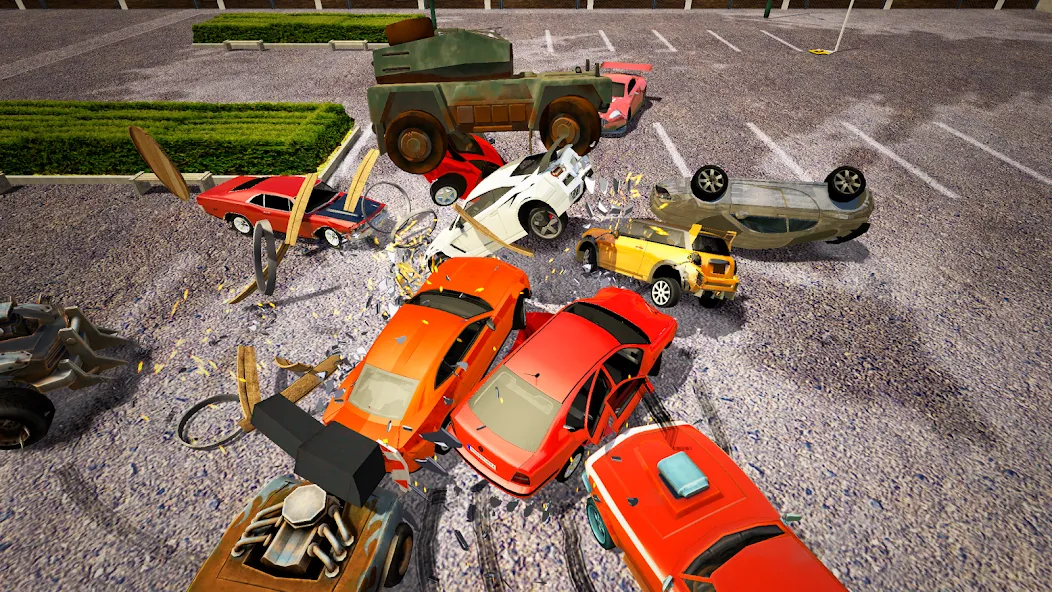 Demolition Derby Mad Car Crash (Дерби Деструкция Симулятор) [МОД Меню] Screenshot 4