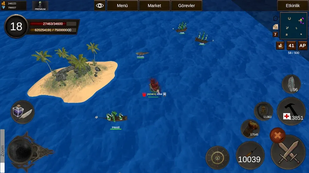 Naval Battle Online (Навальное Сражение Онлайн) [МОД Бесконечные деньги] Screenshot 2