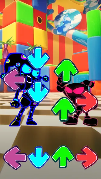 Digital Night Music Battles (ФНФ Мод Мику Музыкальное Шоу) [МОД Бесконечные монеты] Screenshot 2