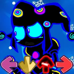 Взломанная Digital Night Music Battles (ФНФ Мод Мику Музыкальное Шоу)  [МОД Бесконечные монеты]