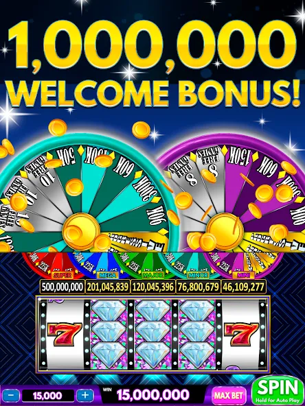 Spin Vegas Slots: Slot Games (Спин Вегас слоты) [МОД Все открыто] Screenshot 1