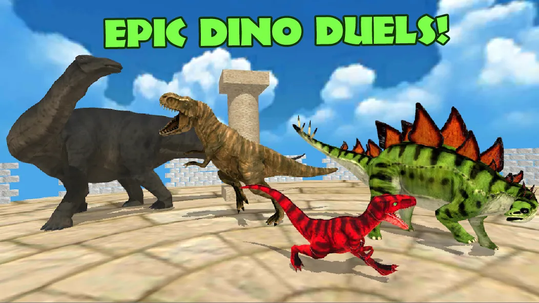 Dino Battle Arena Lost Kingdom (Дино Битва Арена Потерянное Королевство) [МОД Все открыто] Screenshot 3