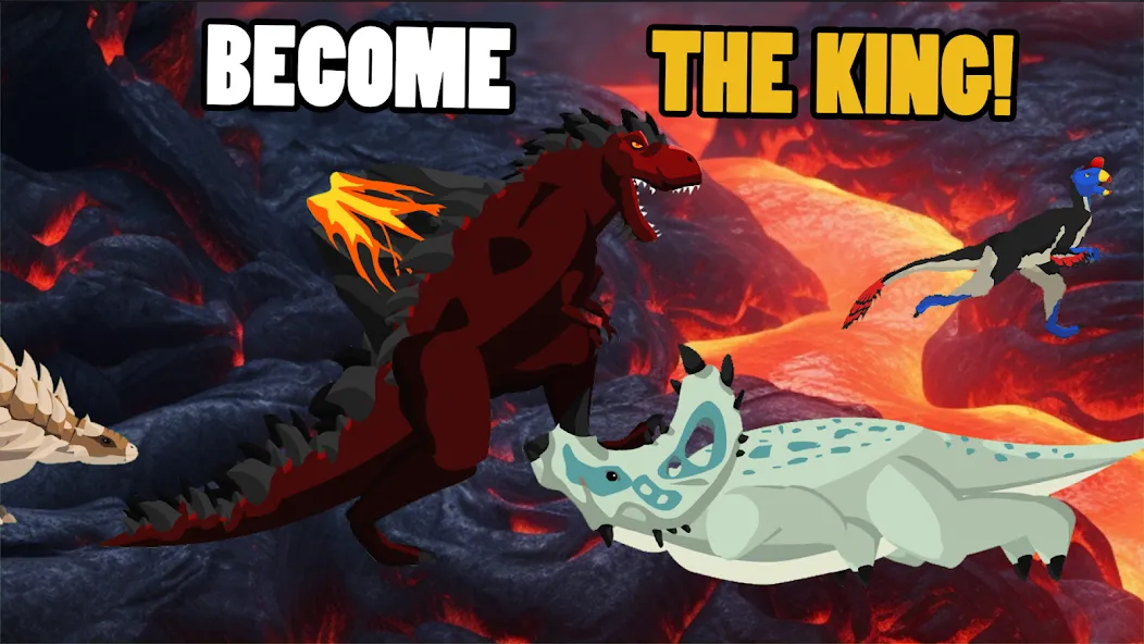 T-Rex Fights More Dinosaurs [МОД Unlimited Money] Screenshot 4