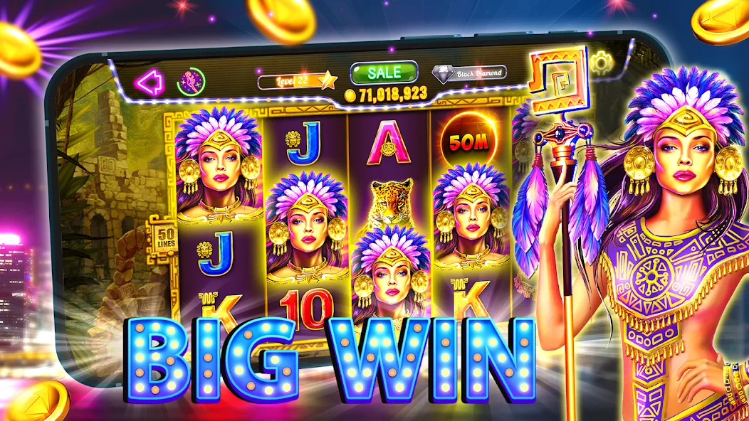 Old Vegas Slots - Casino 777 (Олд Вегас Слотс) [МОД Бесконечные деньги] Screenshot 1