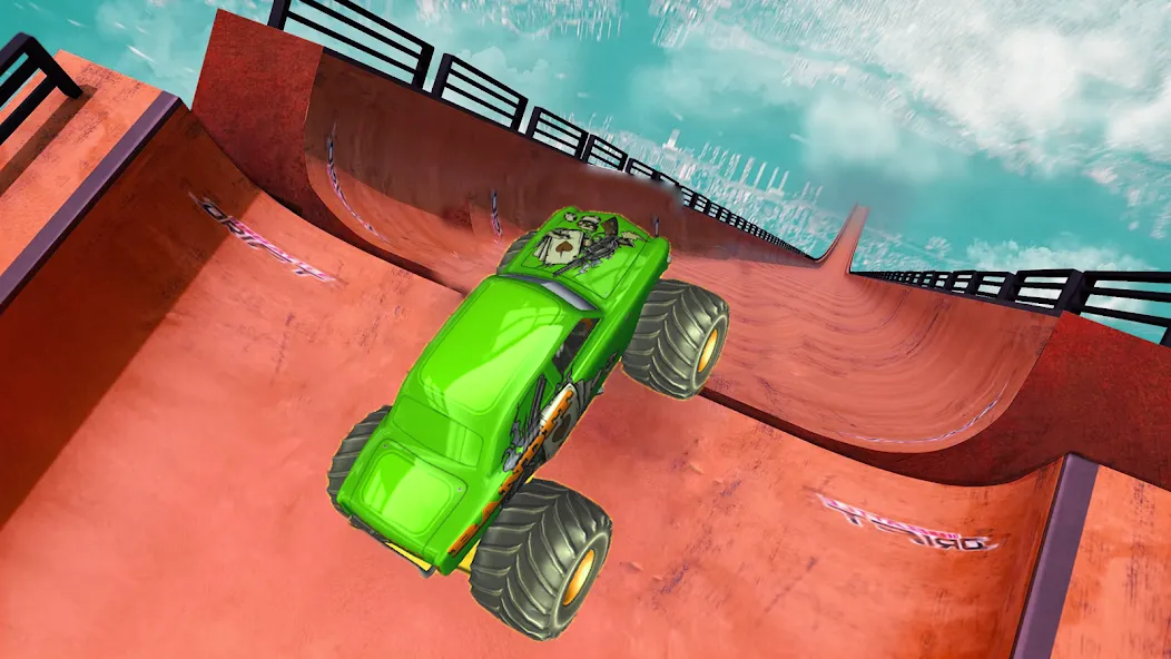 Monster Truck Car Game 3d (Монстр Трак Стант) [МОД Много денег] Screenshot 4