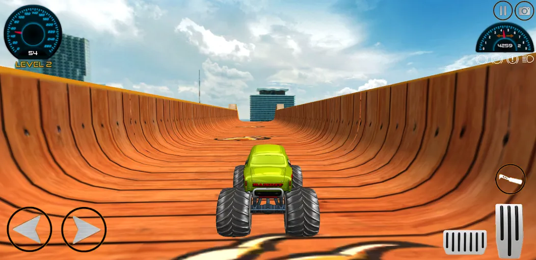 Monster Truck Car Game 3d (Монстр Трак Стант) [МОД Много денег] Screenshot 5