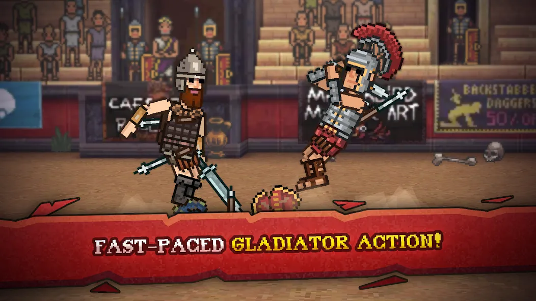 Gladihoppers - Gladiator Fight (Гладихопперс) [МОД Все открыто] Screenshot 1