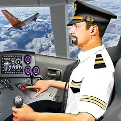 Скачать взлом Plane Pilot Flight Simulator (Плейн Пилот Флайт Симулятор)  [МОД Mega Pack]