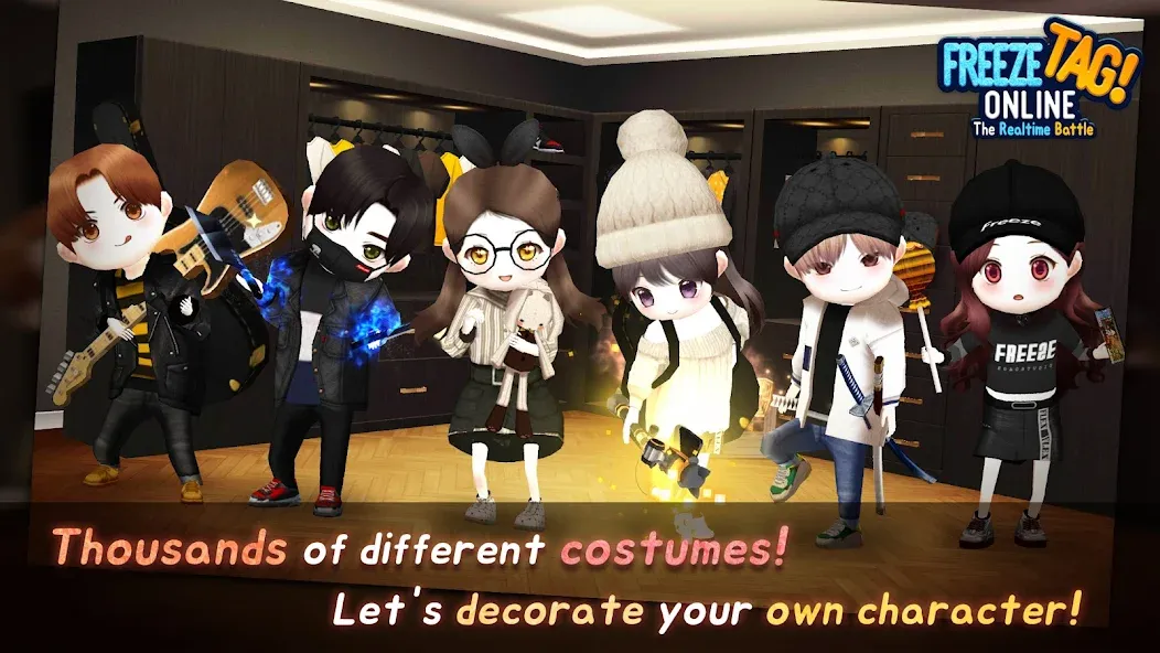 FreezeTag Online : Realtime (ФризТаг Онлайн) [МОД Бесконечные монеты] Screenshot 3