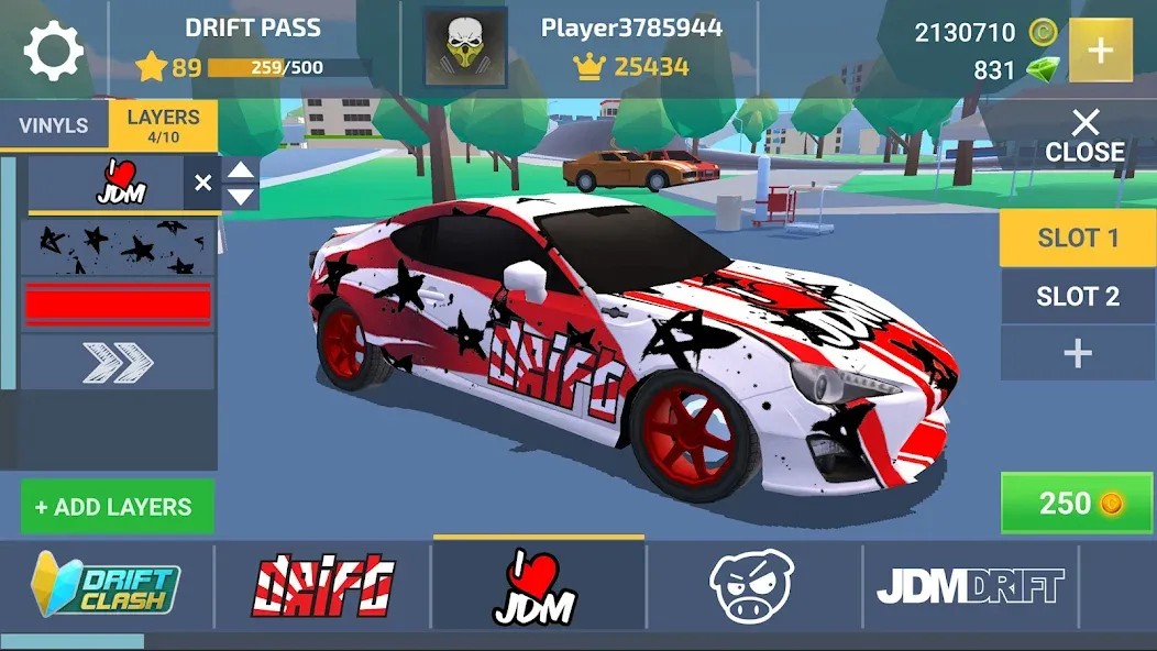 Drift Clash Online Racing (Дрифт Клаш) [МОД Много монет] Screenshot 1