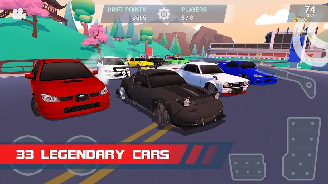 Drift Clash Online Racing (Дрифт Клаш) [МОД Много монет] Screenshot 4