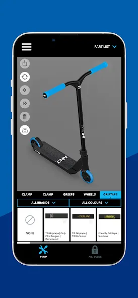 Scooter 3D custom builder (Скутер 3D настраиваемый конструктор) [МОД Unlimited Money] Screenshot 3