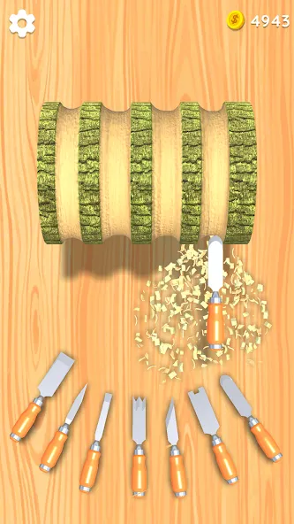 Wood Turning 3D - Carving Game [МОД Все открыто] Screenshot 3