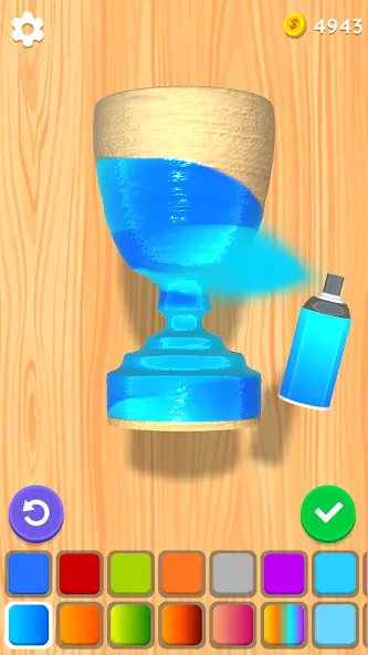 Wood Turning 3D - Carving Game [МОД Все открыто] Screenshot 4