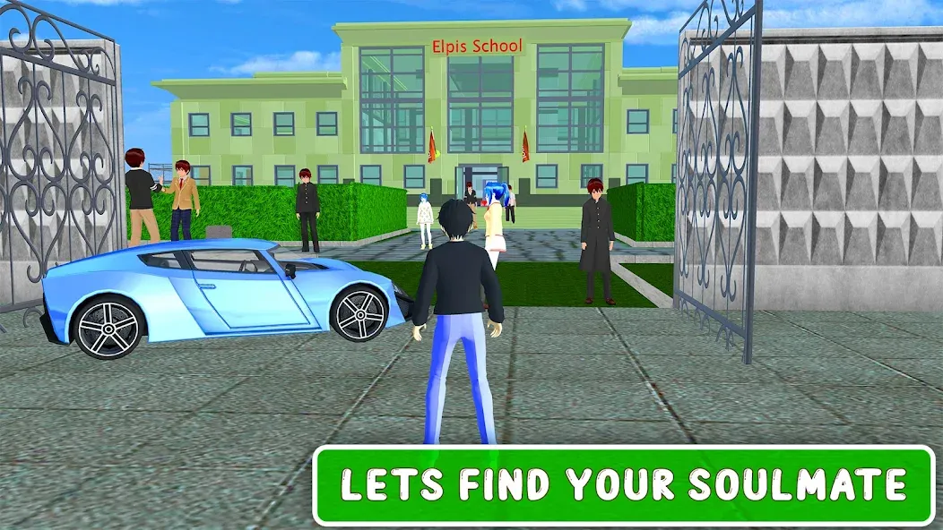 Anime High School Love Story [МОД Mega Pack] Screenshot 1