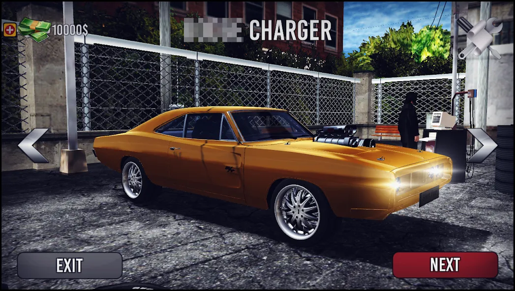 Charger Drift Simulator (Чарджер Дрифт Симулятор) [МОД Бесконечные монеты] Screenshot 1