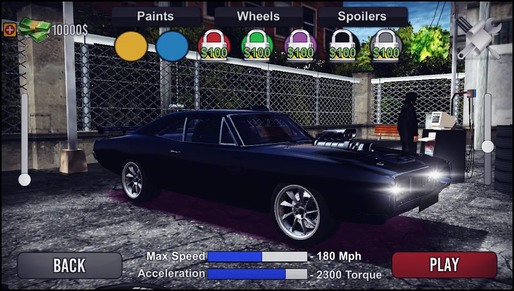 Charger Drift Simulator (Чарджер Дрифт Симулятор) [МОД Бесконечные монеты] Screenshot 2
