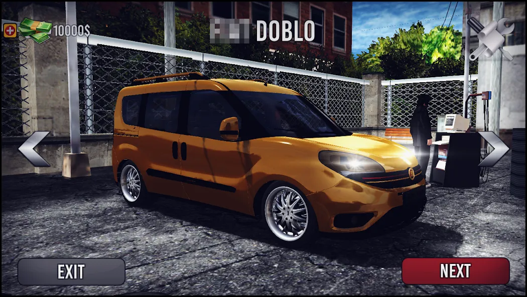 Doblo Drift Simulator (Добло Дрифт Симулятор) [МОД Unlocked] Screenshot 1