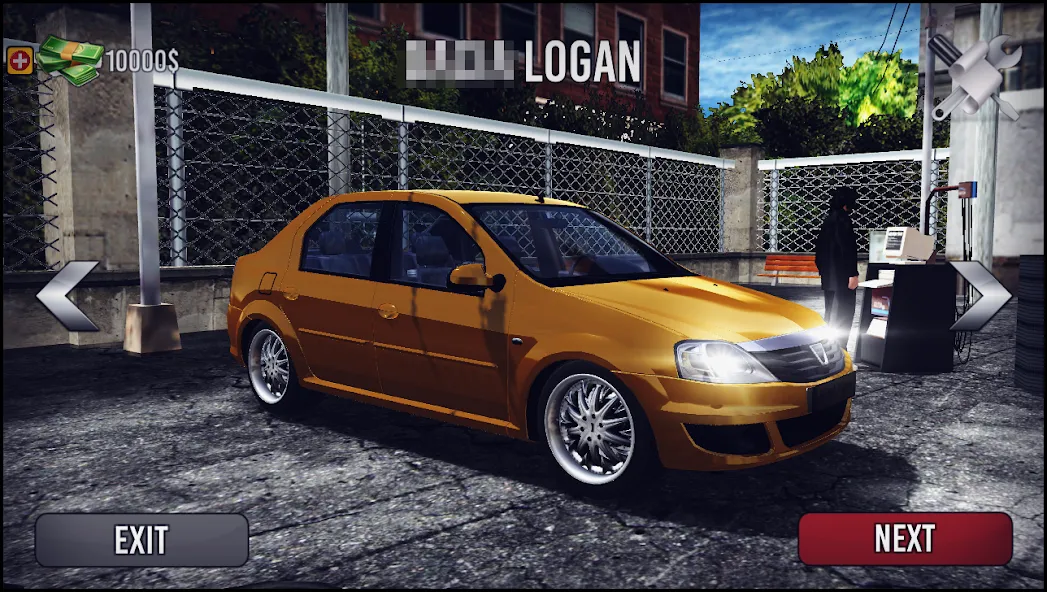 Logan Drift Simulator (Логан Дрифт Симулятор) [МОД Unlimited Money] Screenshot 1