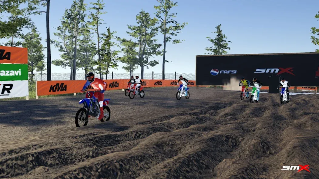 SMX: Supermoto Vs. Motocross (СМХ) [МОД Бесконечные монеты] Screenshot 4
